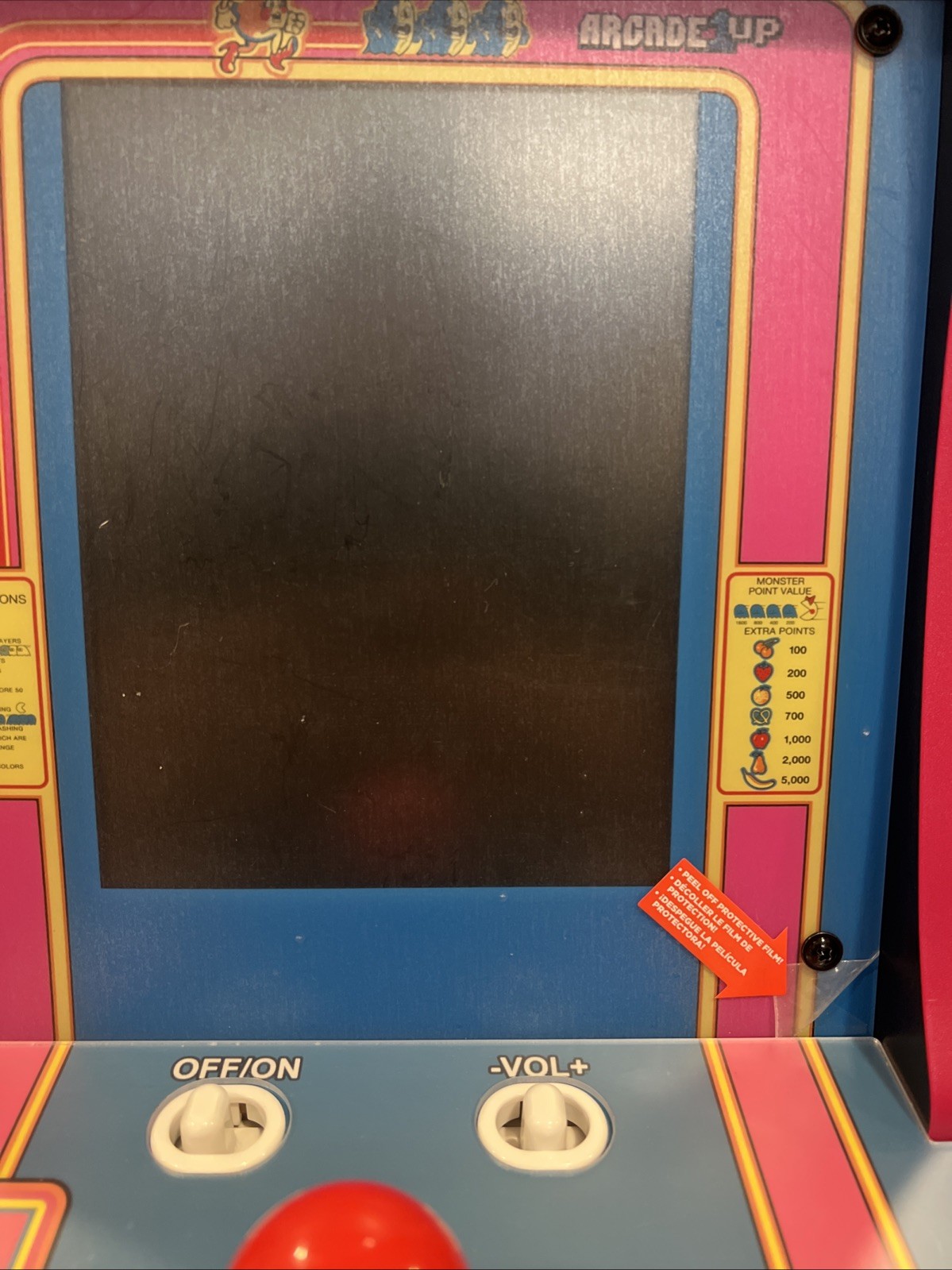 “Arcade1Up Ms. Pac-Man Countercade Mini Arcade Machine Excellent Condition
