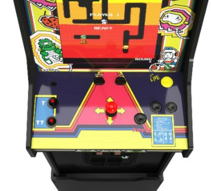 Bandai Namco Pac-man Legacy Arcade Game 14-N-1 Dig Dug Edition, Arcade 1Up Bar