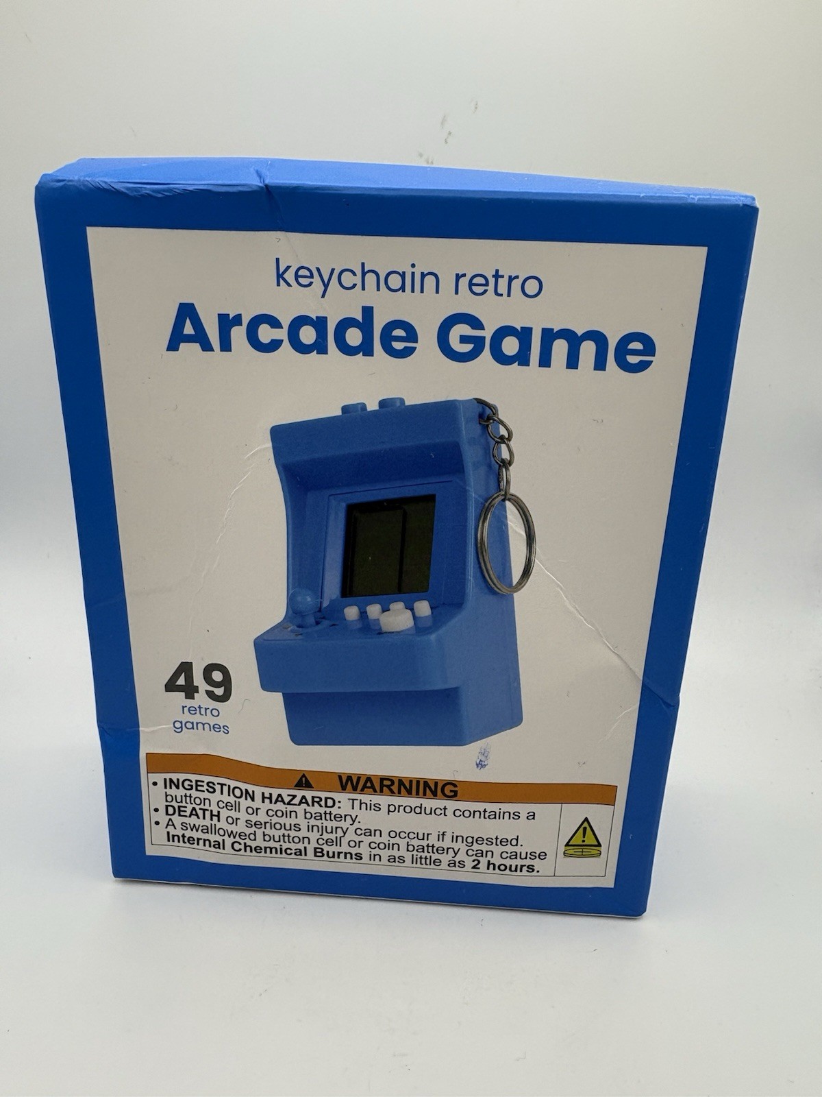 BRAND NEW Keychain Retro Arcade Game Tiny Video Game Toy 49 Games