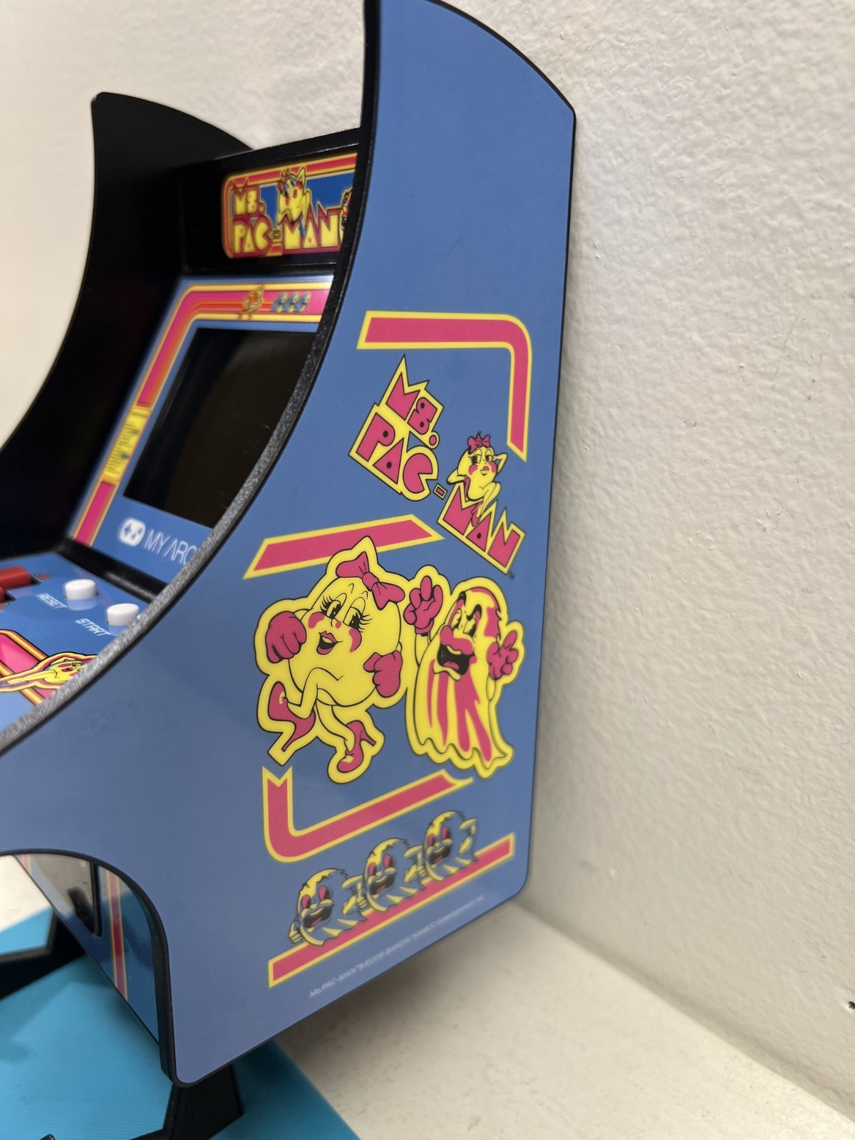 Ms. Pac-Man My Arcade 7” Mini Arcade Machine Video Game Bandai Namco – Tested