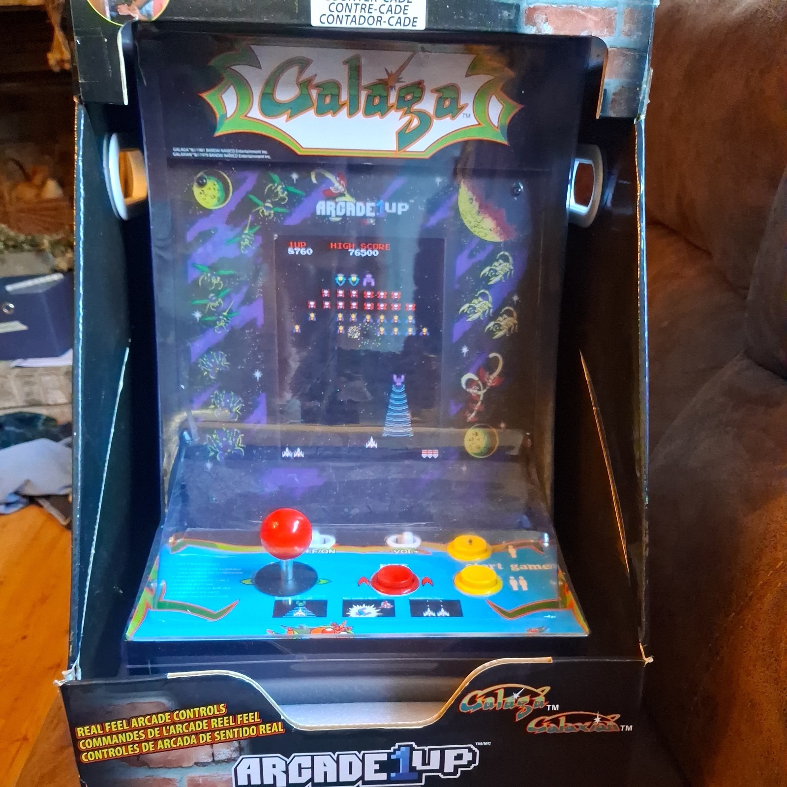 Arcade1Up Galaga Galaxian CounterCade 18.5”-BRAND NEW!