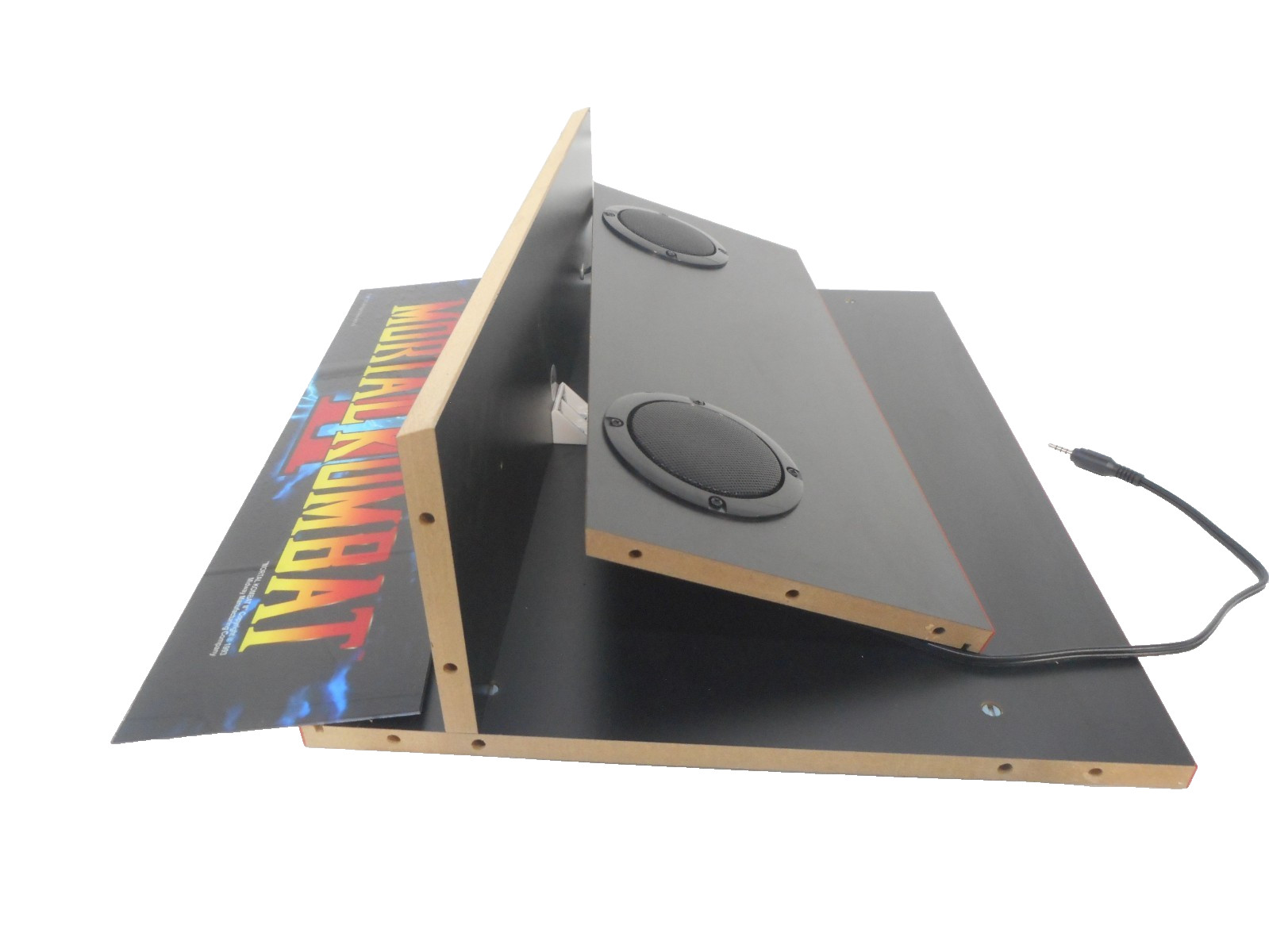 Arcade1Up – Mortal Kombat II Deluxe Arcade Game Front Sign with Speakers ONLY