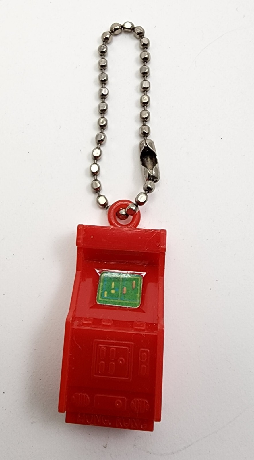 Vintage Miniature Stand Up Arcade Video Game Console FOB Keychain Charm 1980s !!