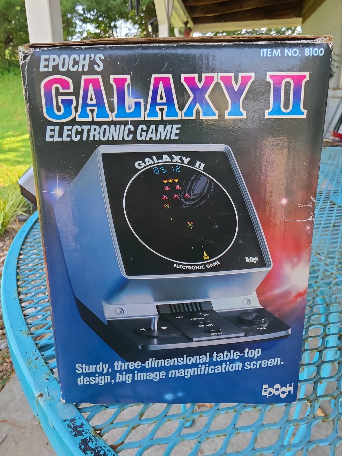 1981 Vintage Galaxy II Electronic Tabletop Arcade Game Epoch w Box Tested