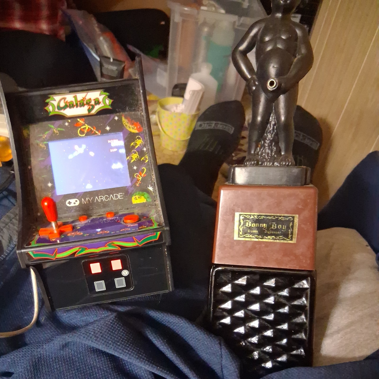 My Arcade Micro Player Mini Retro Arcade Machine Galaga Video Game Free Shipping