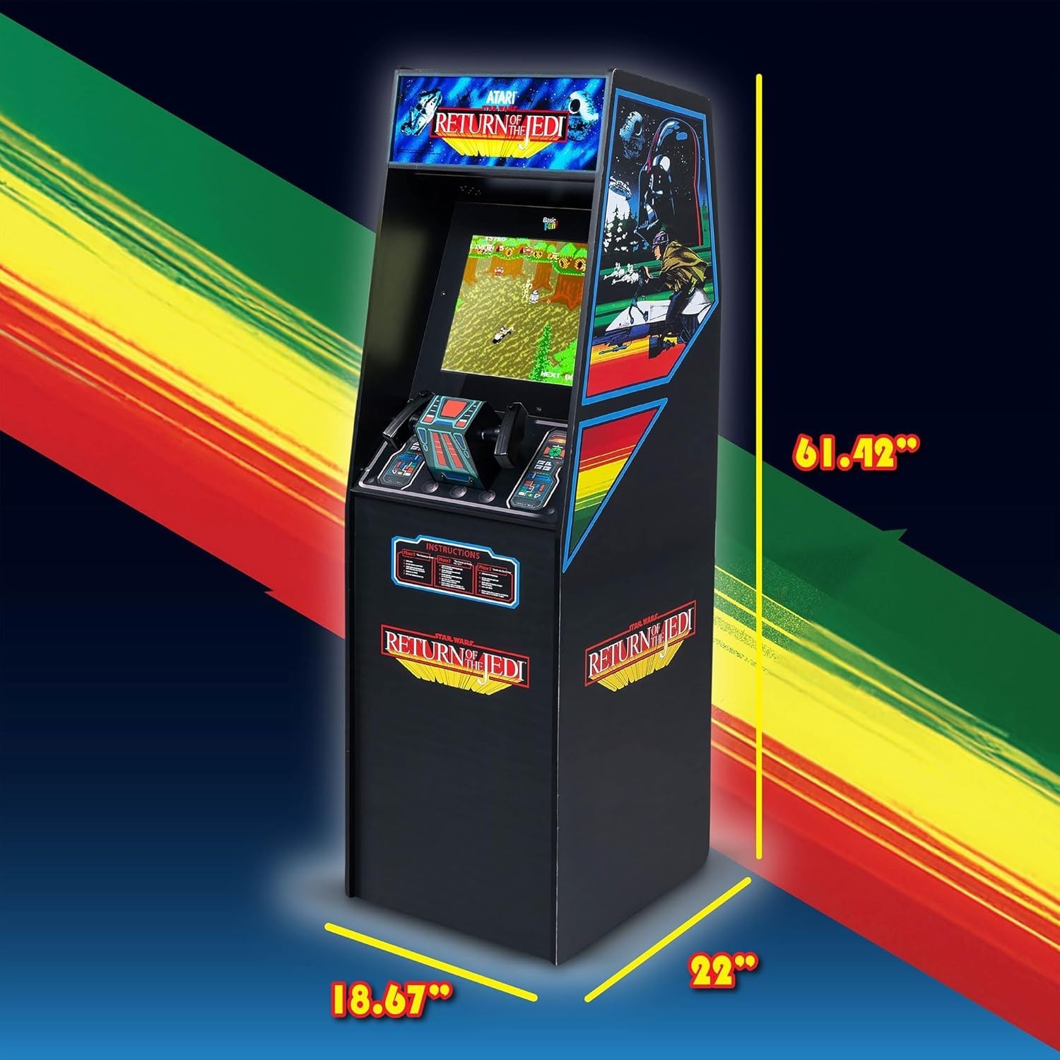 Arcade1up Classics Atari Star Wars Ultra Series Free Standing Electronic Game
