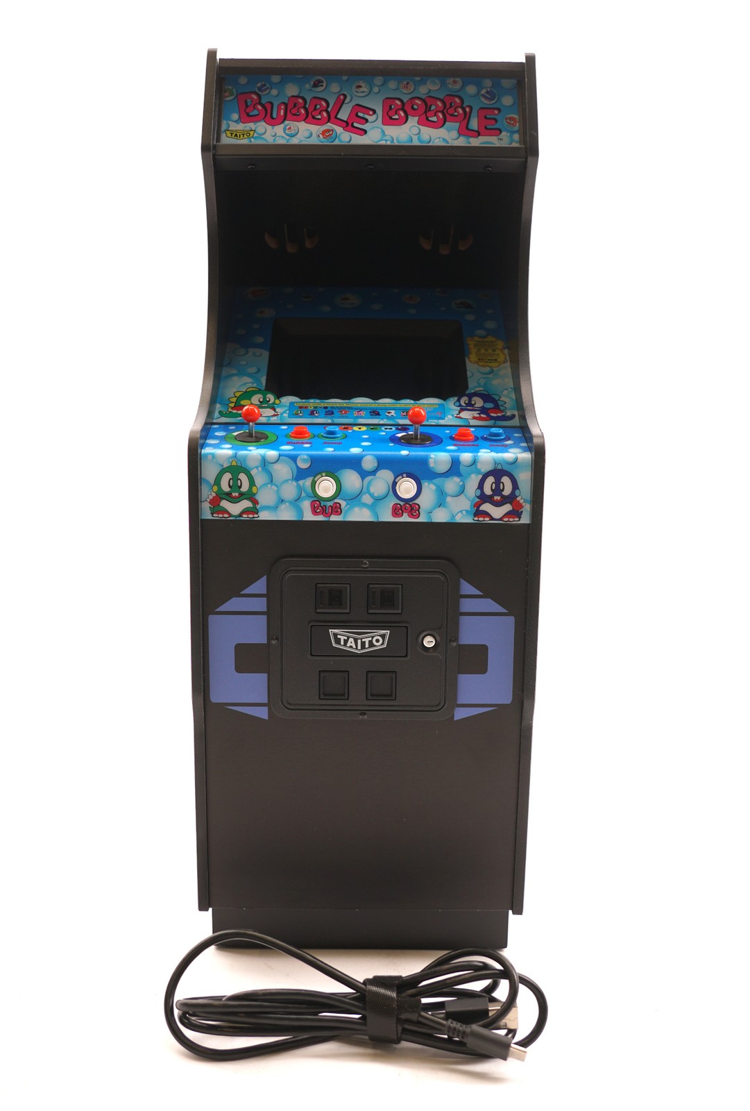 Numskull Official Taito Bubble Bobble Quarter Size Wooden Arcade Cabinet