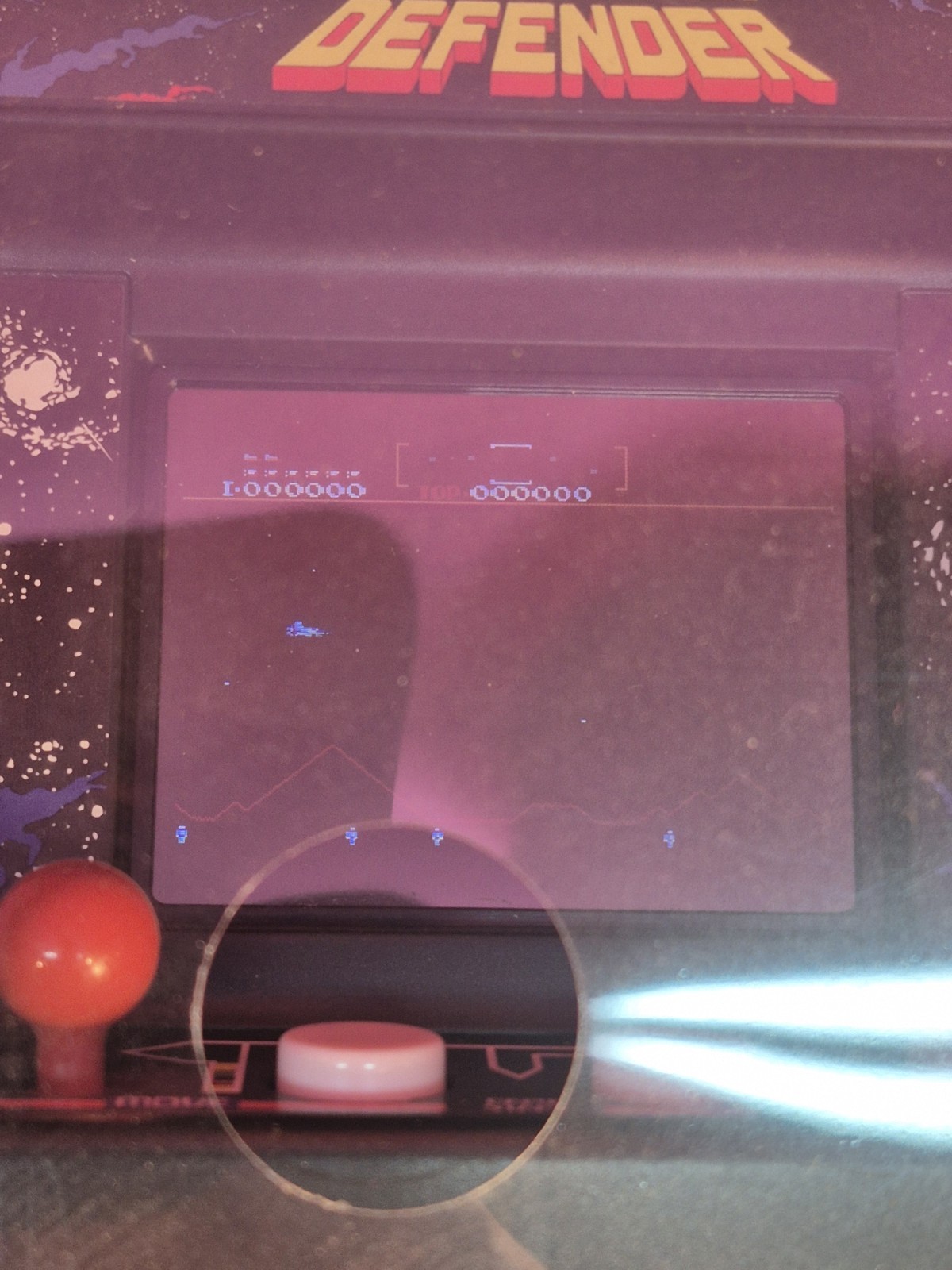 Basic Fun Arcade Classics #17 Defender Mini Arcade Cabinet Handheld NIB Tested