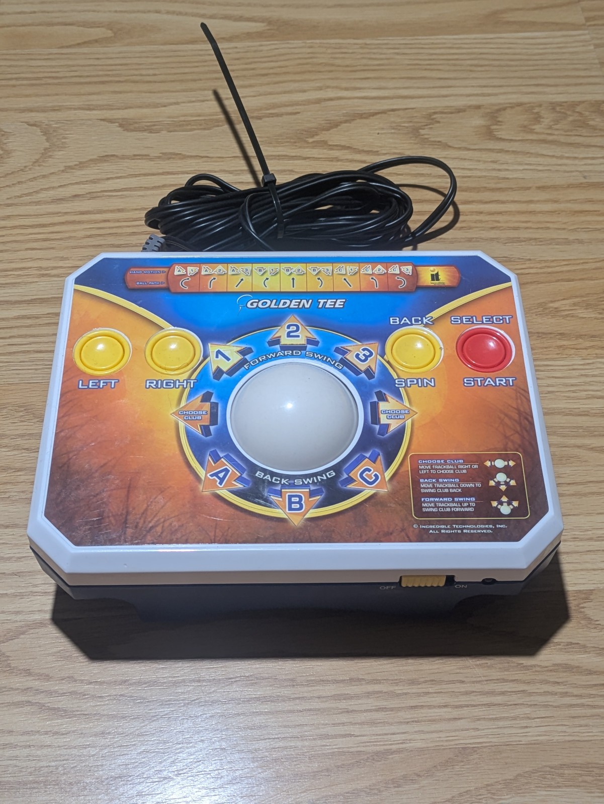 Golden Tee Golf Plug & Play TV Game 2011 Jakks Pacific