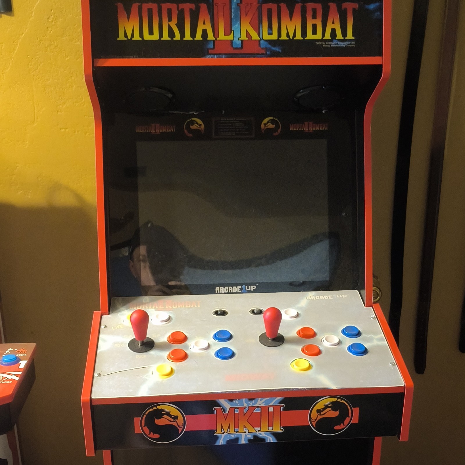 Arcade1Up Mortal Kombat II Reproduction Arcade Machine Home Arcade Cabinet 2023