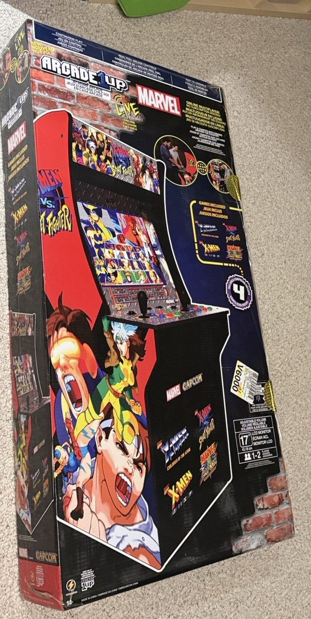 Arcade1Up Marvel X-Men Vs Street Fighte Brand New in Box – Unit only