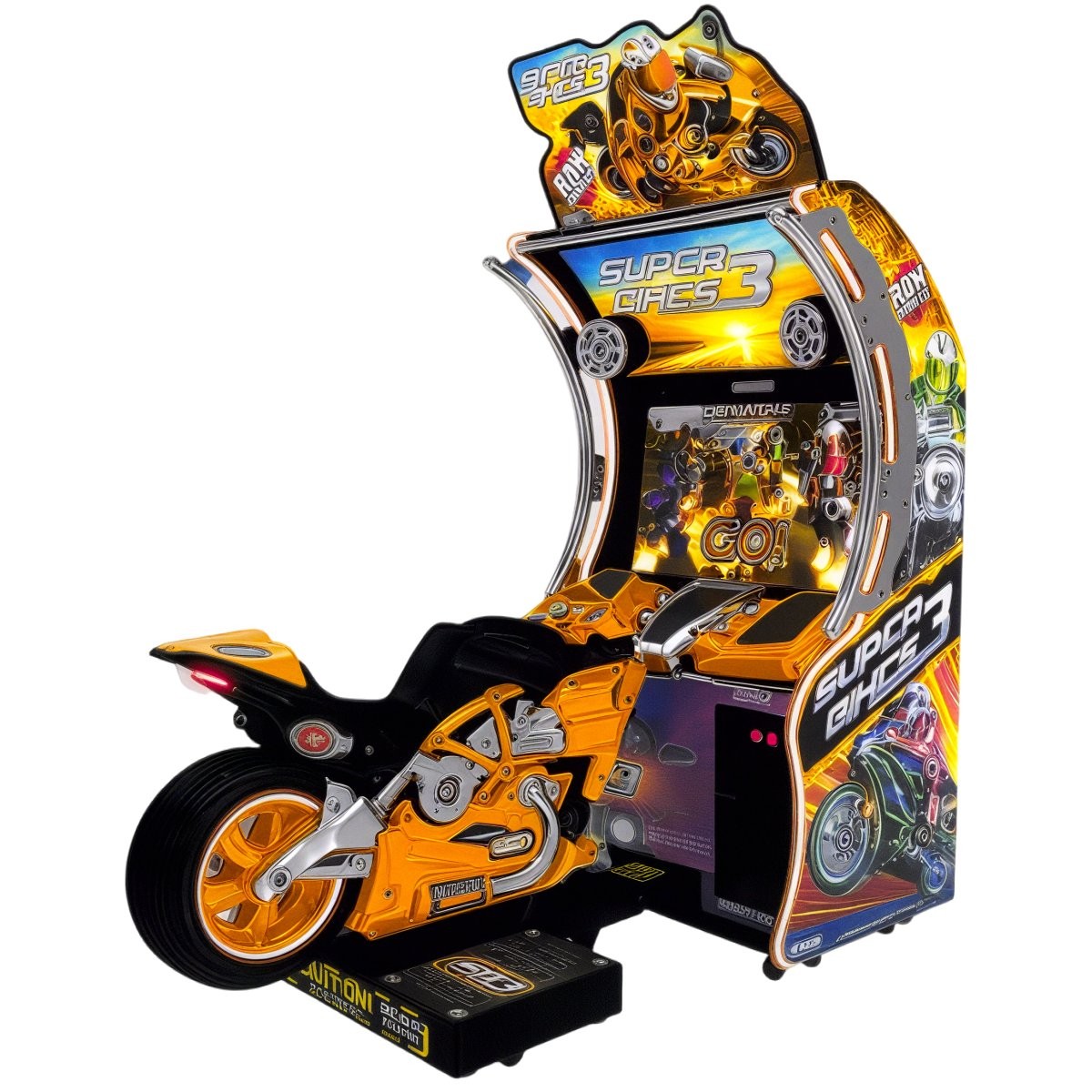 Raw Thrills Super Bikes 3 Arcade Driving Racing Game