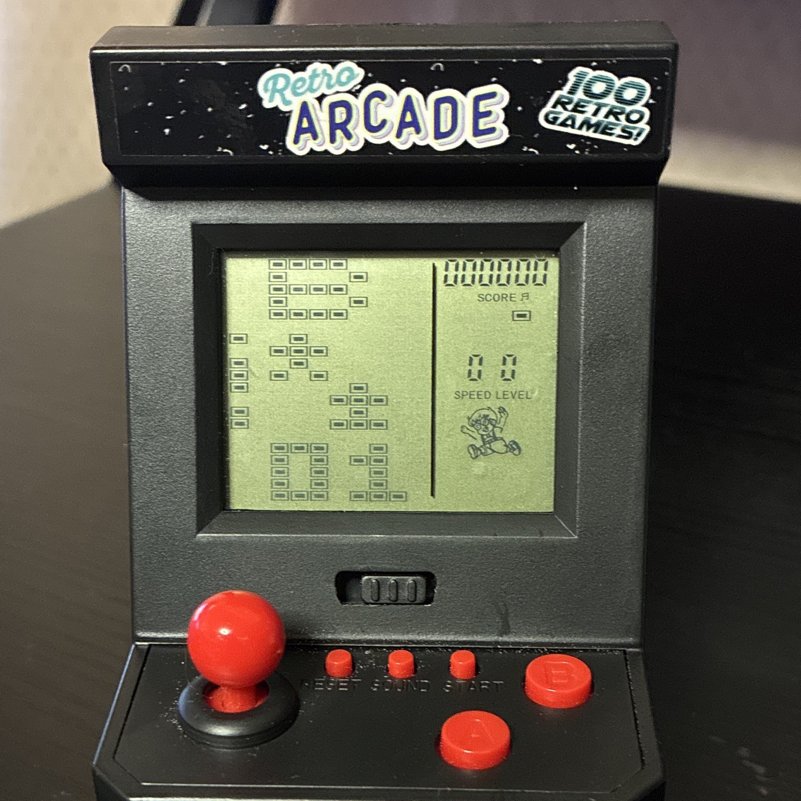 Retro Arcade 100 Exciting Games Mini Plastic Game Machine