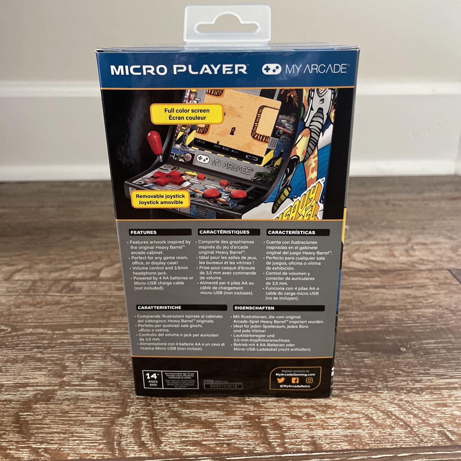 Heavy Barrel My Arcade Micro Player Mini Retro Arcade Game Color Screen Joystick