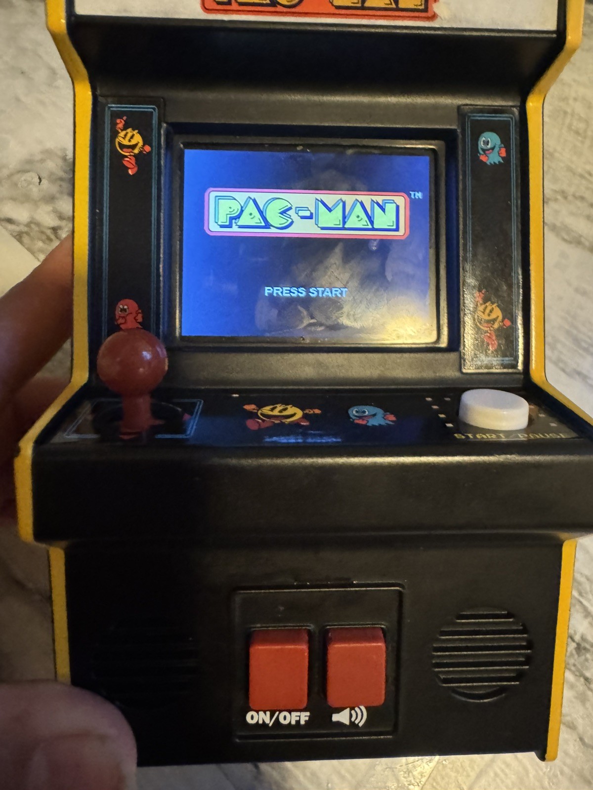 Bandai Namco Basic Fun PAC-MAN Handheld Mini Arcade Game Tested & Working