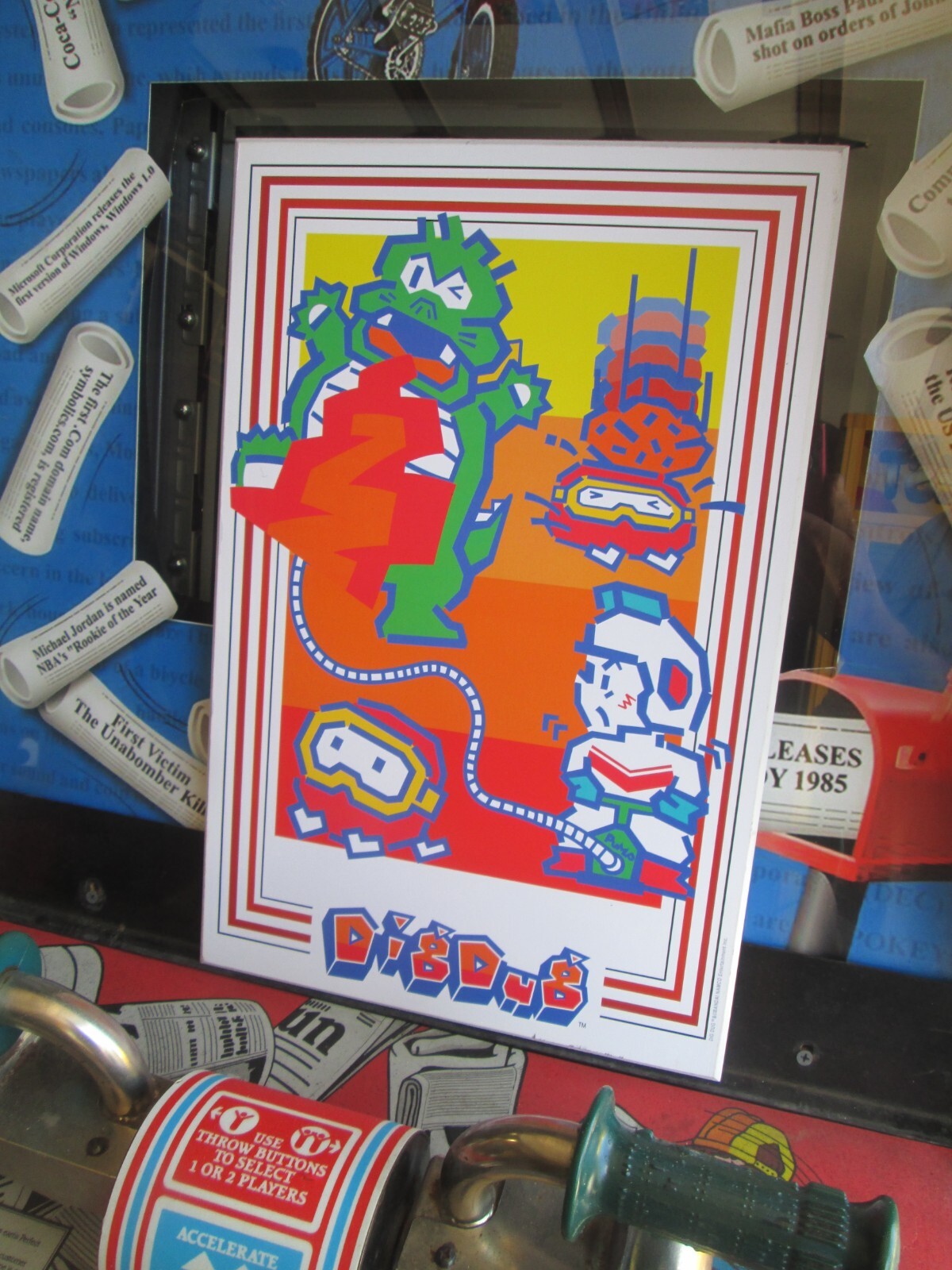 DIG DUG ARCADE GAME Wood COOL SIGN VINTAGE LOOK VIDEO PINBALL AMUSEMENT