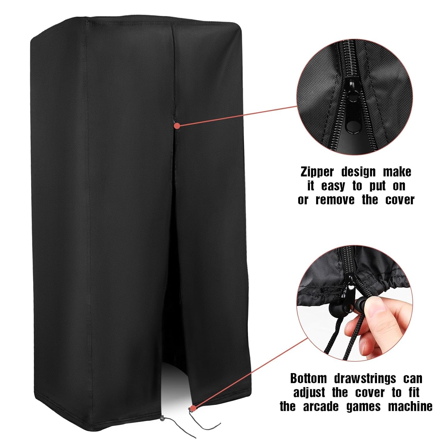 Arcade Machine Cover Universal for Most Full Size 2-Player Game Machine | 31x22x