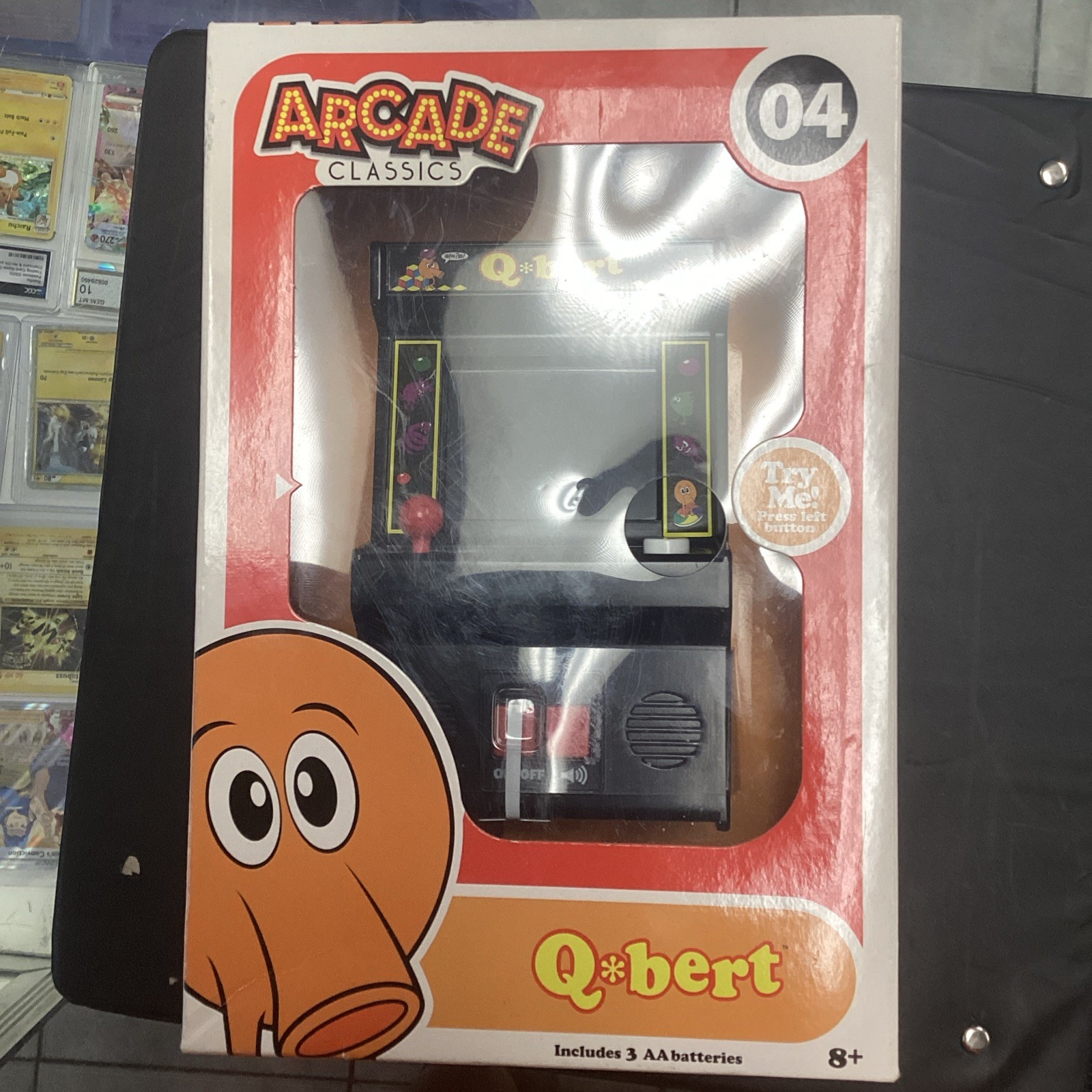 Q*Bert Arcade Classics 04 By Basic Fun Bridge Direct Retro Mini Arcade Game 2016