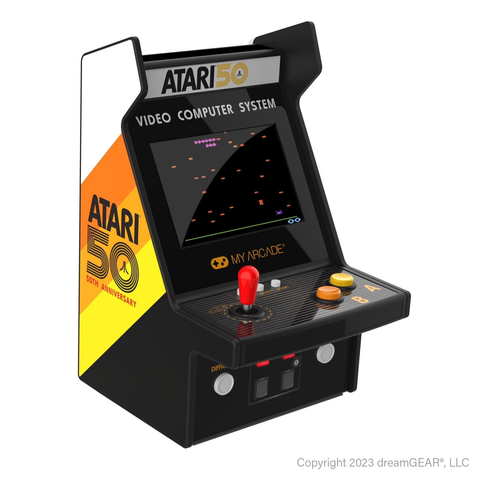 My Arcade Atari Micro 4.5 inches (W) x 4 (L) x 6.8 (H), Multi