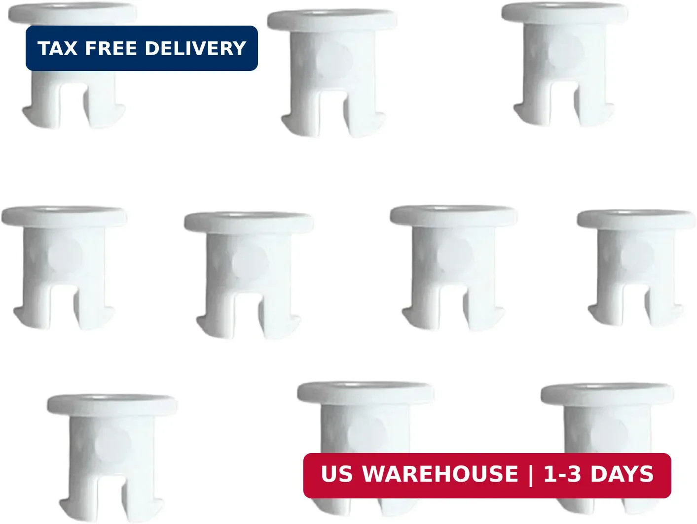 25-158-08-S Bushing Linkage Retaining for Engine,White(10 Pcs)