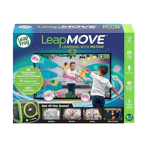 LeapFrog LeapMove Active Learning Video Game System 2.6″ x x 2.8″, Black