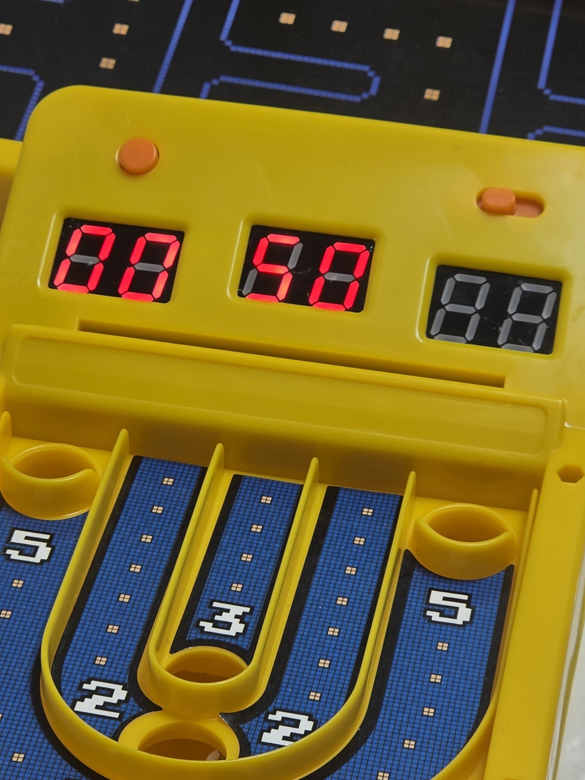 Pac-Man Electronic Arcade Alley Skee-Ball Tabletop Game w/ Lights & Sound 3-Feet