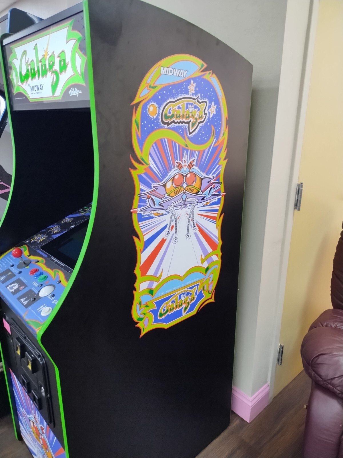Arcade Machine, Coin Operated, By Bally Midway, GALAGA