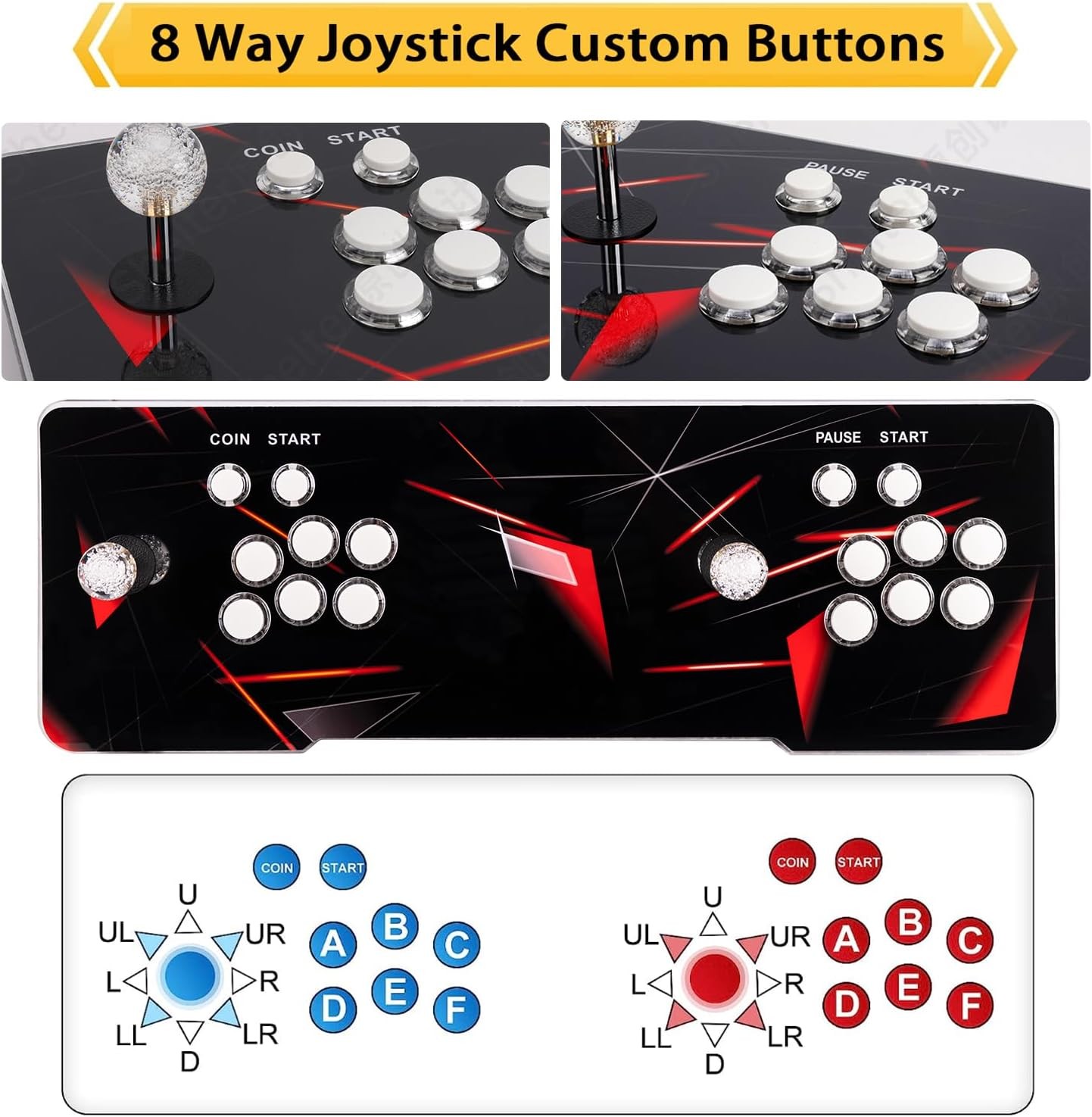 【 35000 Games in 1 】 70S Pandoras Box Arcade Game Console Retro Game Machine for