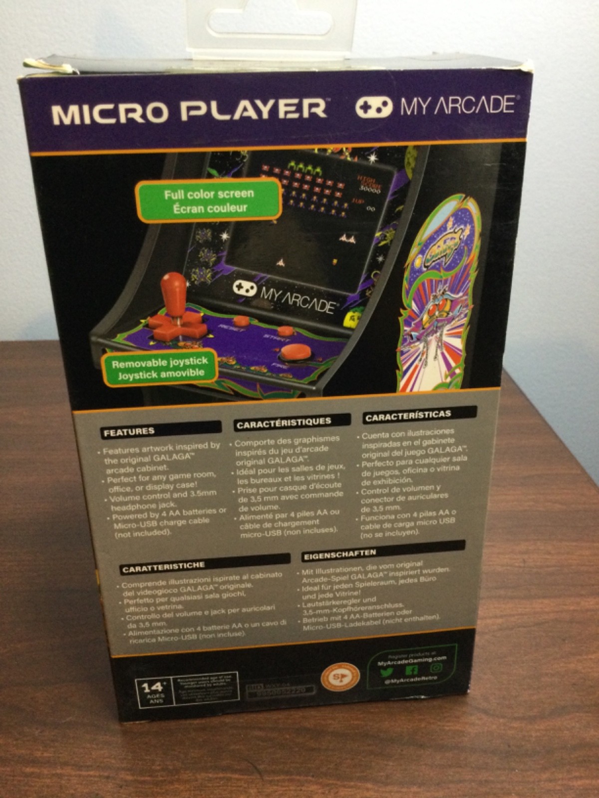 Galaga – My Arcade Micro Player Retro Arcade Handheld Brand New Unopened
