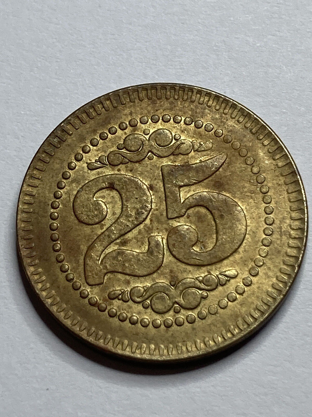 RARE OLDER TRADE CHECK TOKEN AMUSEMENT CARNIVAL BOARDWALK ARCADE DEFUNCT #rd1