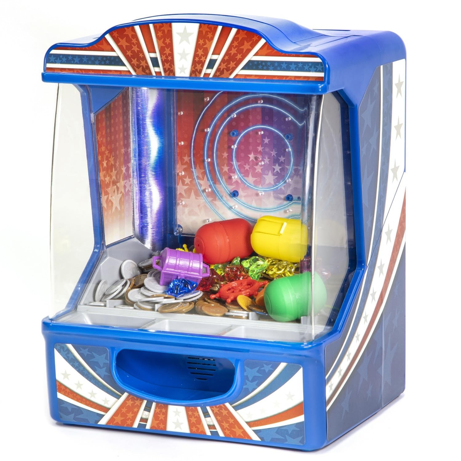 Merchant Ambassador Retro Arcade Electronic: Coin Pusher – Tabletop Game, Pus…