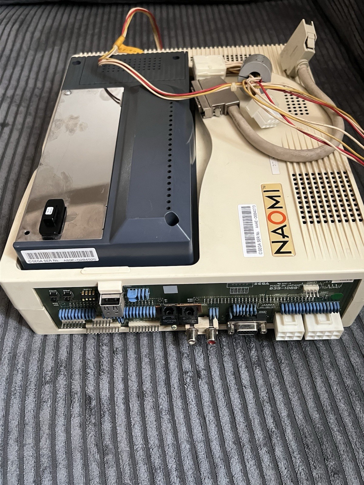 Sega Naomi GD-Rom/dimm Full Arcade Cabinet Jvs Kit(Guilty Gear XX A Core) TESTED
