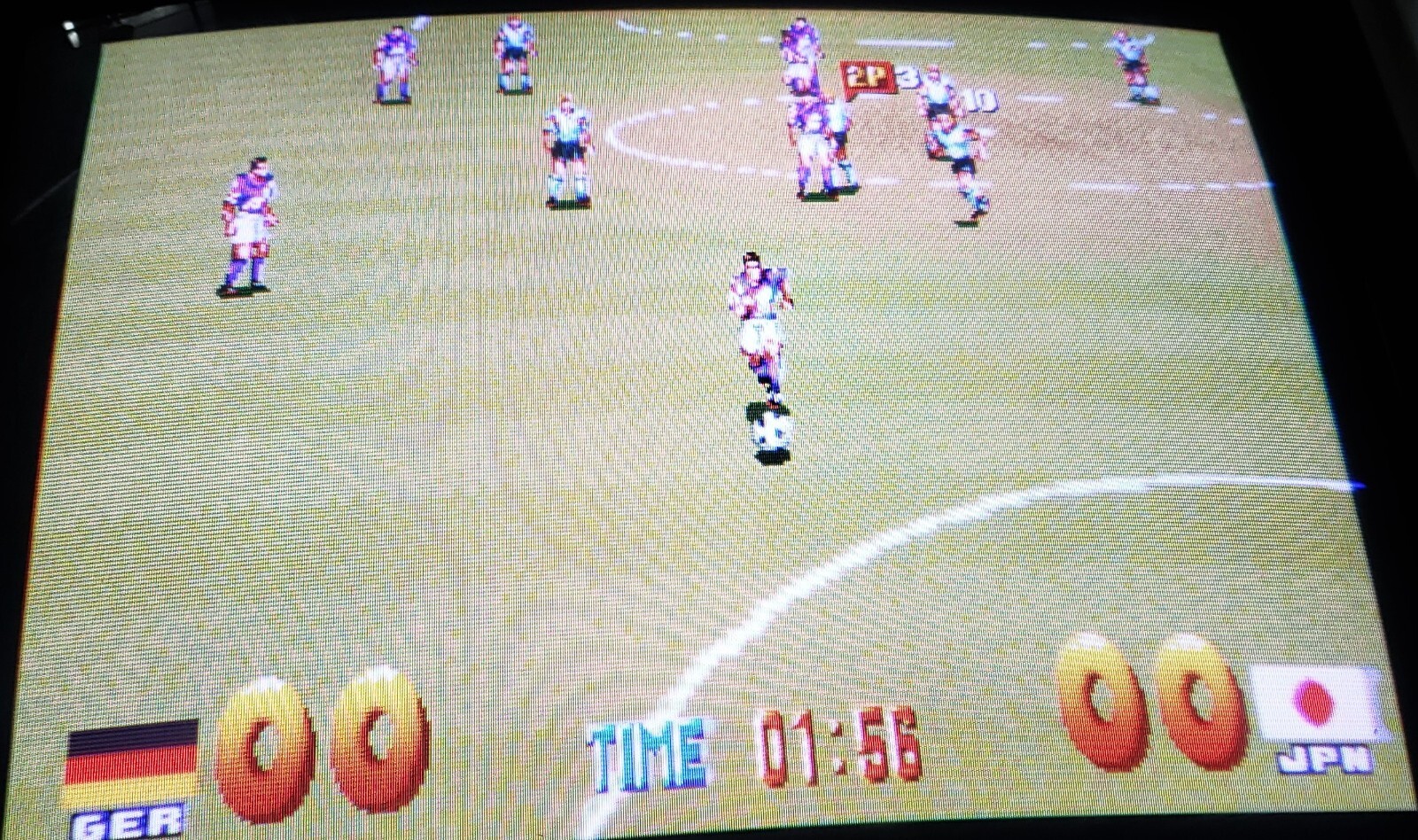 Grand Striker Human Cup Arcade Video Game PCB Human 1993