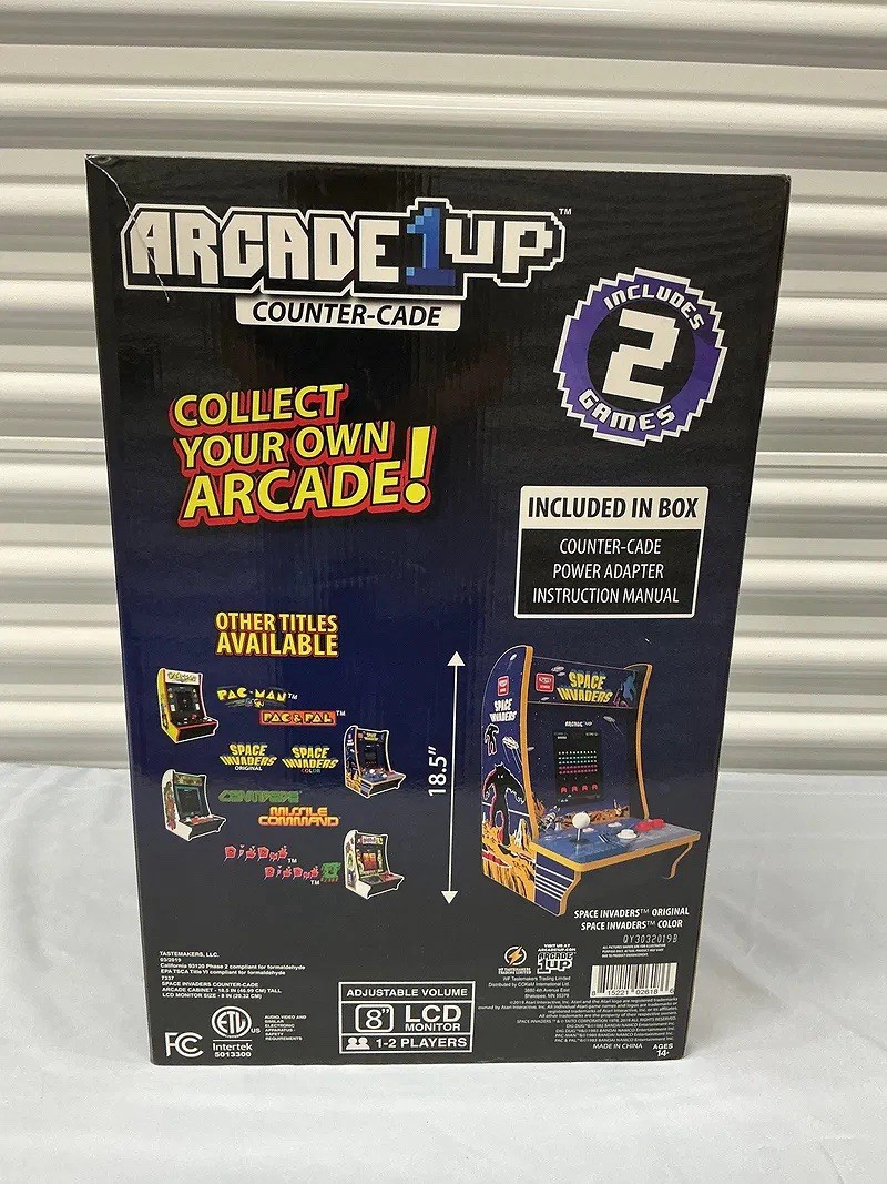 NEW Arcade1Up Space Invaders Counter-Cade Countertop Arcade 1up Countercade NSIB