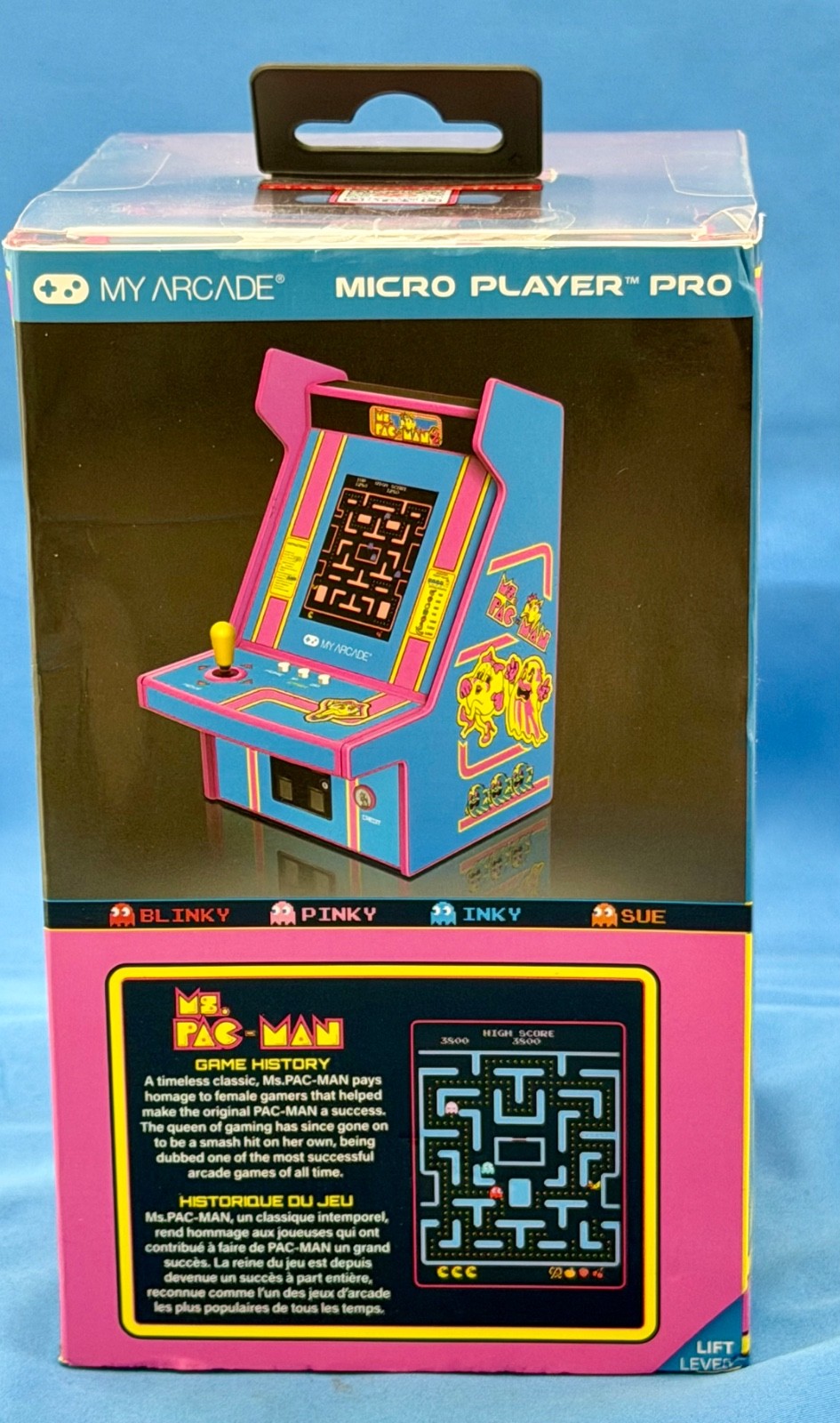 My Arcade Micro Player Pro Ms. Pac-Man Portable Retro Arcade – Brand New