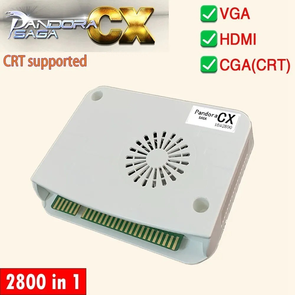 Pandora Box CX 2800 in 1 Games Arcade JAMMA PCB 15Hz CRT VGA HDMI motherboard US