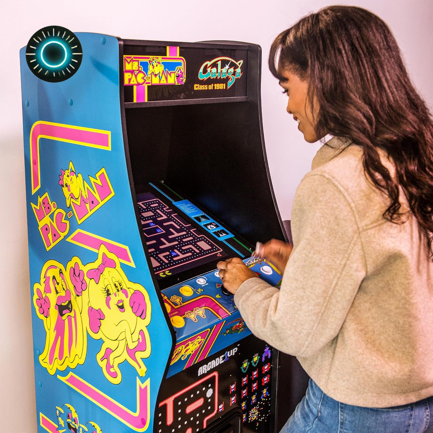 Class of 81’ Deluxe Arcade Machine for Home – 5 Feet Tall – 12 Classic Games NEW