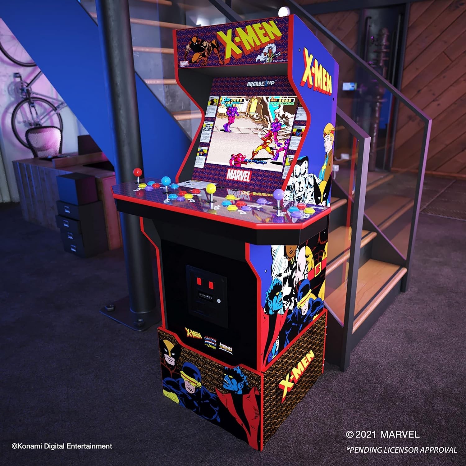 Arcade1Up X-Men 4 Player Arcade Machine (with Riser & Stool) – SOLD OUT RARE