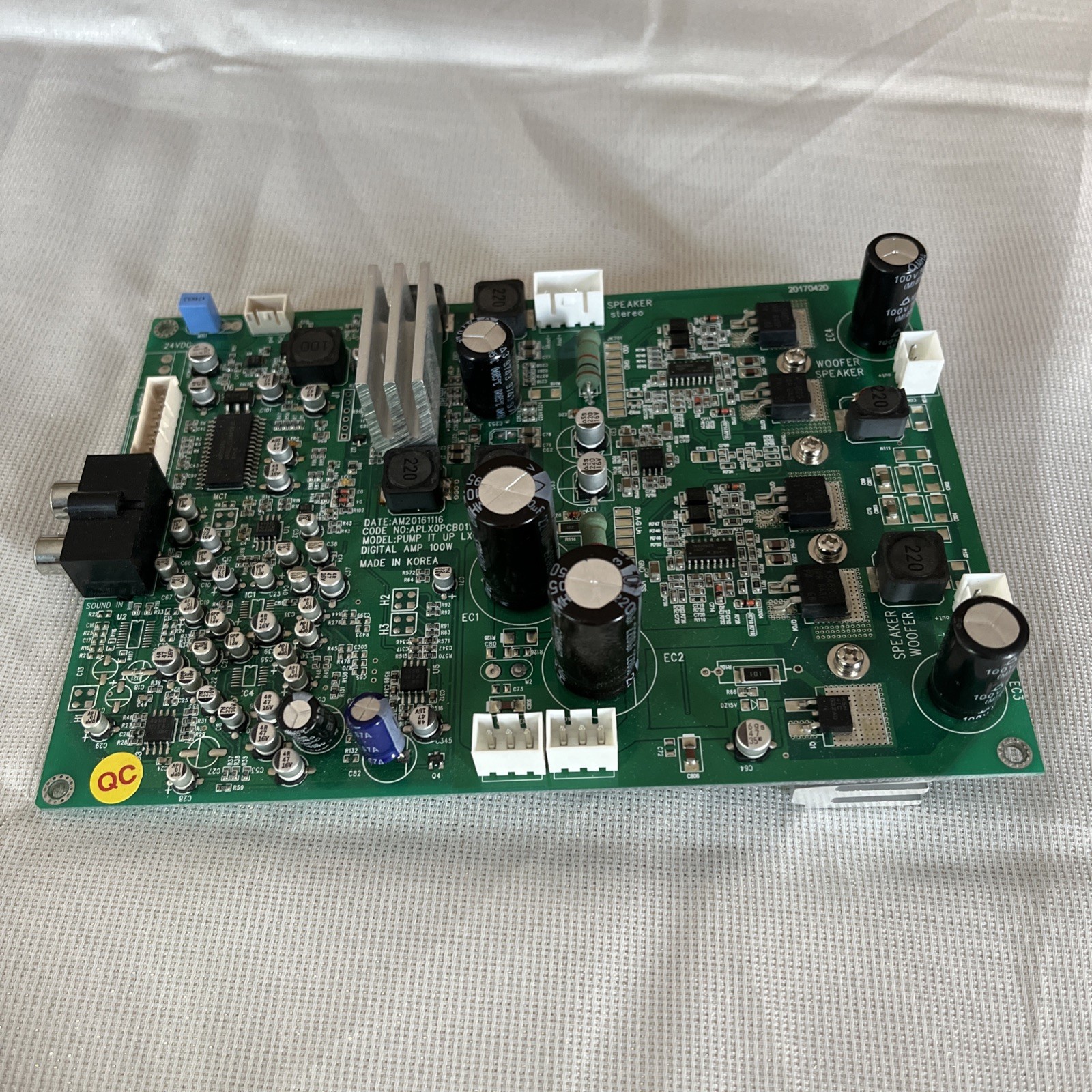 Andamiro Pump It Up DX Extra Dancing Arcade Coin PCB011 PCB BOARD Digital Amp