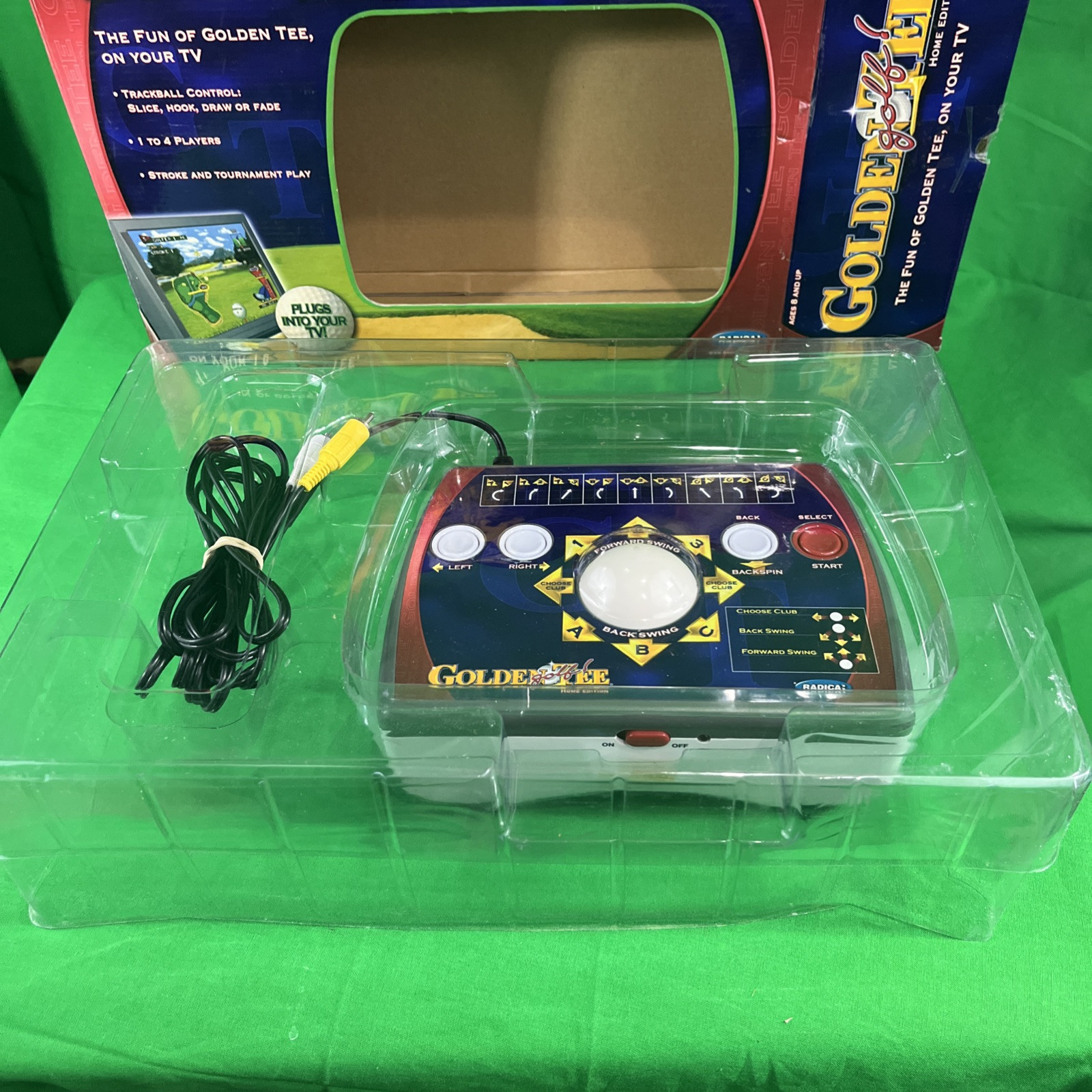 VTG Radica GOLDEN TEE Golf Home Edition Plug and Play TV Video Game.