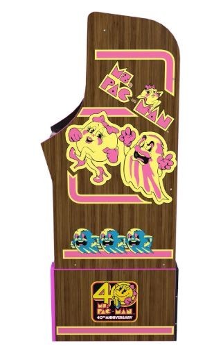Arcade1up Ms Pac-Man Special 40th Anniversary Edition 10in1 with riser