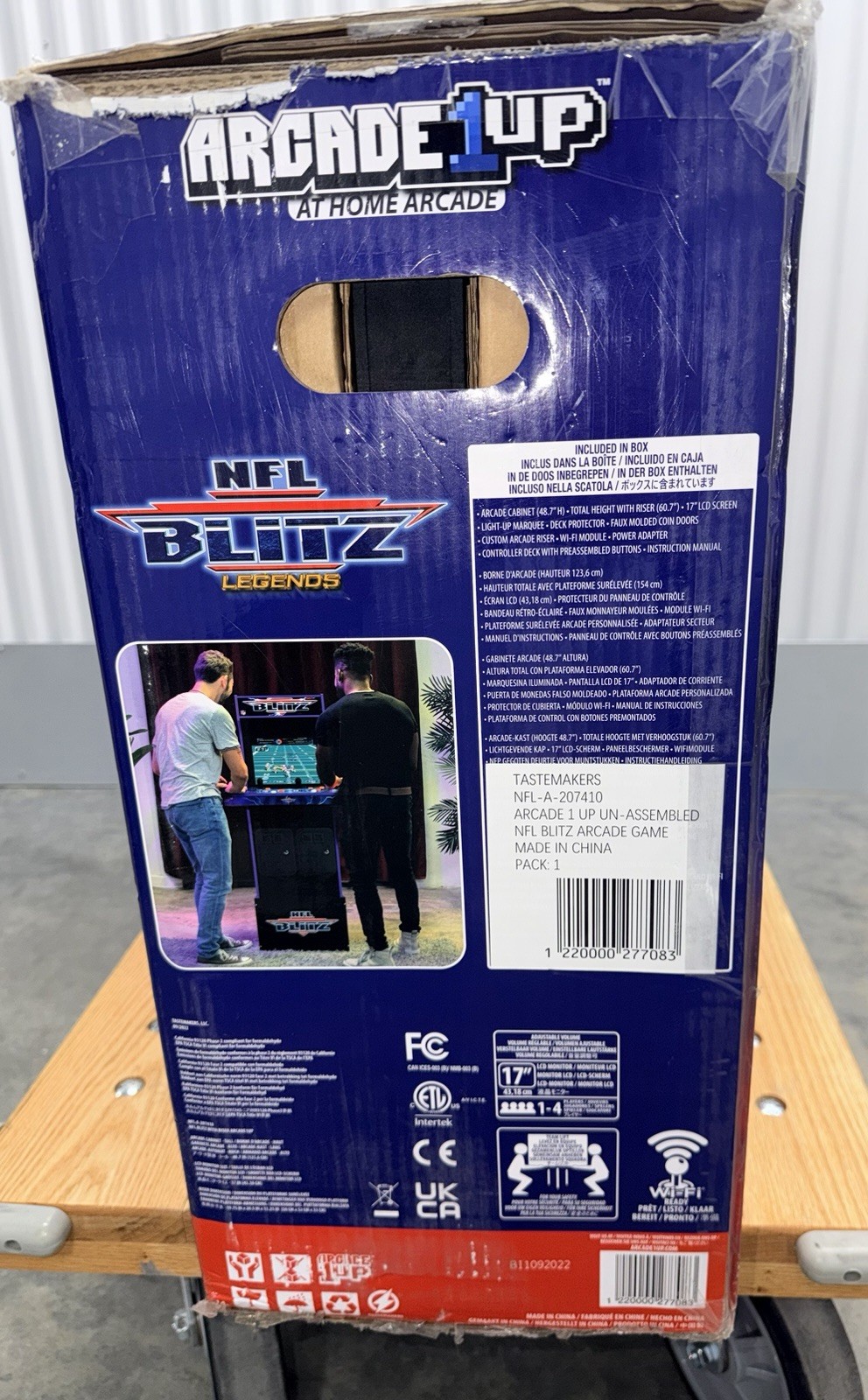 NEW Factory Sealed Arcade1Up NFL Blitz Legends WiFi 4 Player Arcade NFL-A-207410