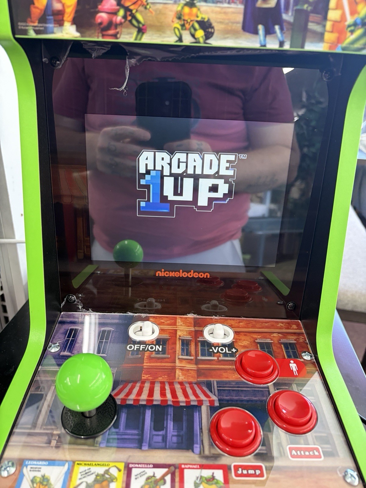 Arcade1Up Teenage Mutant Ninja Turtles Collectible Video Arcade Machine Repro