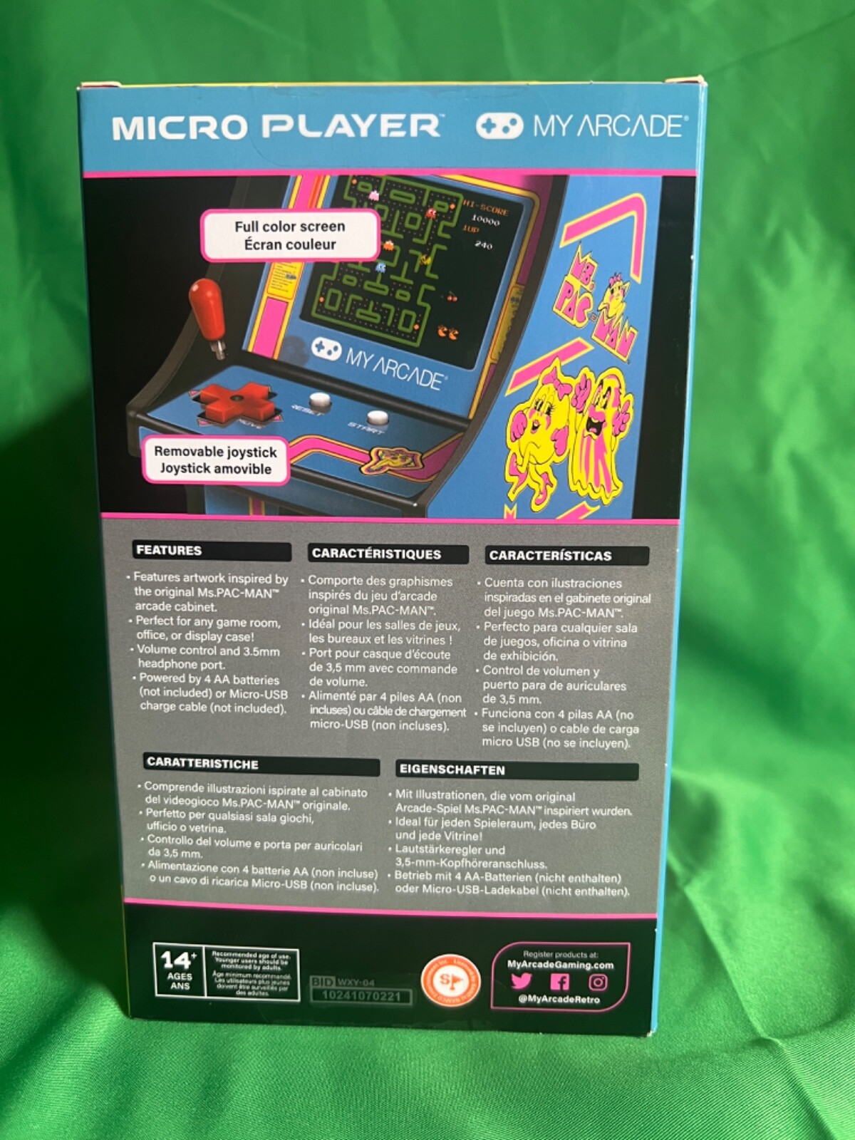MY ARCADE MICRO PLAYER RETRO ARCADE MS. PAC-MAN 2019 BANDAI/NAMCO NIB