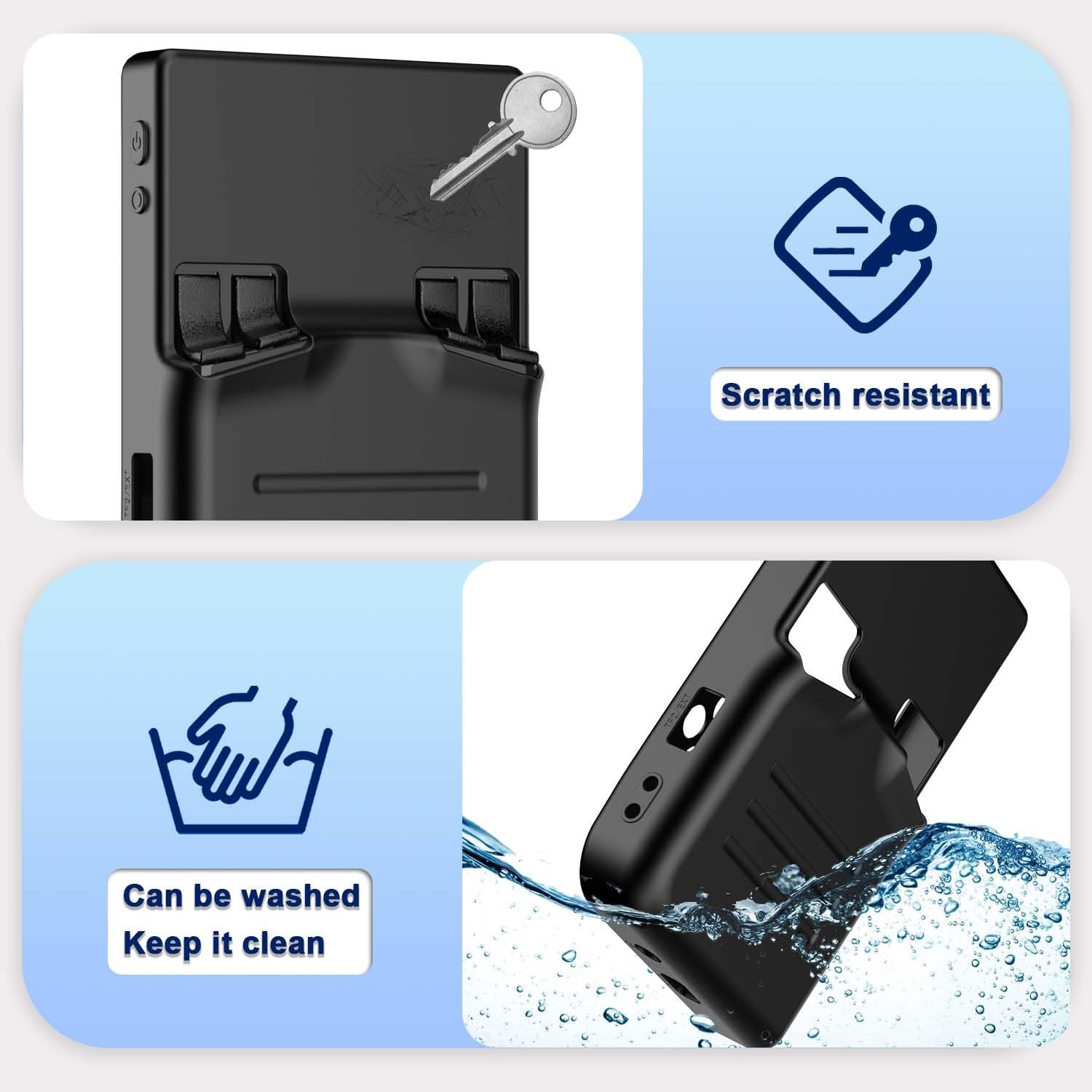 for RG40XXV Silicone Protective Case, Soft Case Anbernic RG 40XXV Black