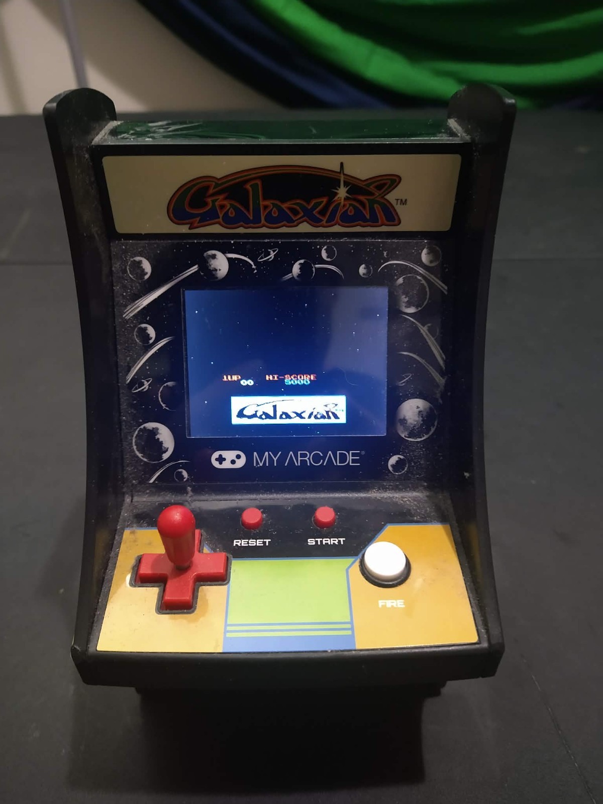 Galaxian My Arcade Mini Retro Arcade Machine Tested Works Classic Video Game