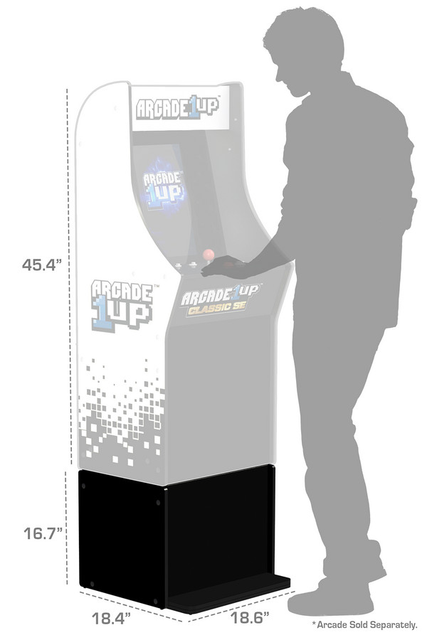 Classic SE Arcade Machine Riser Added Height Enhanced Gameplay Sturdy Gaming