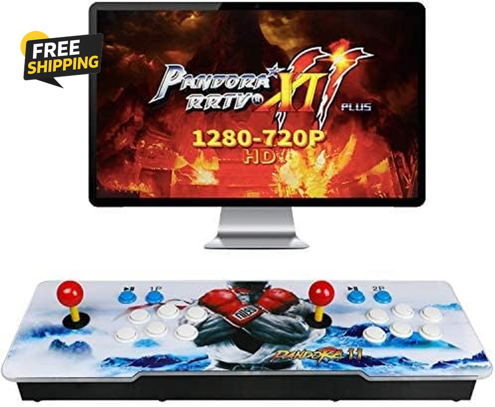 30000 Classic Arcade Game Machine 2 Players Box 11 1280X720 Full HD Video