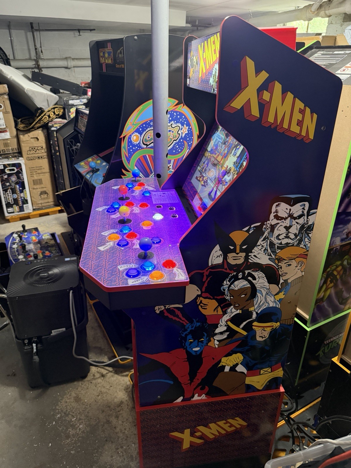 Arcade1Up X-Men 4 Player Arcade 19” Buy Stuff Upgrade + Stool LOCAL PICKUP