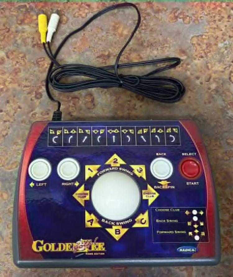 2005 Radica GOLDEN TEE GOLF Home Edition VTG Plug and Play Arcade Video Game